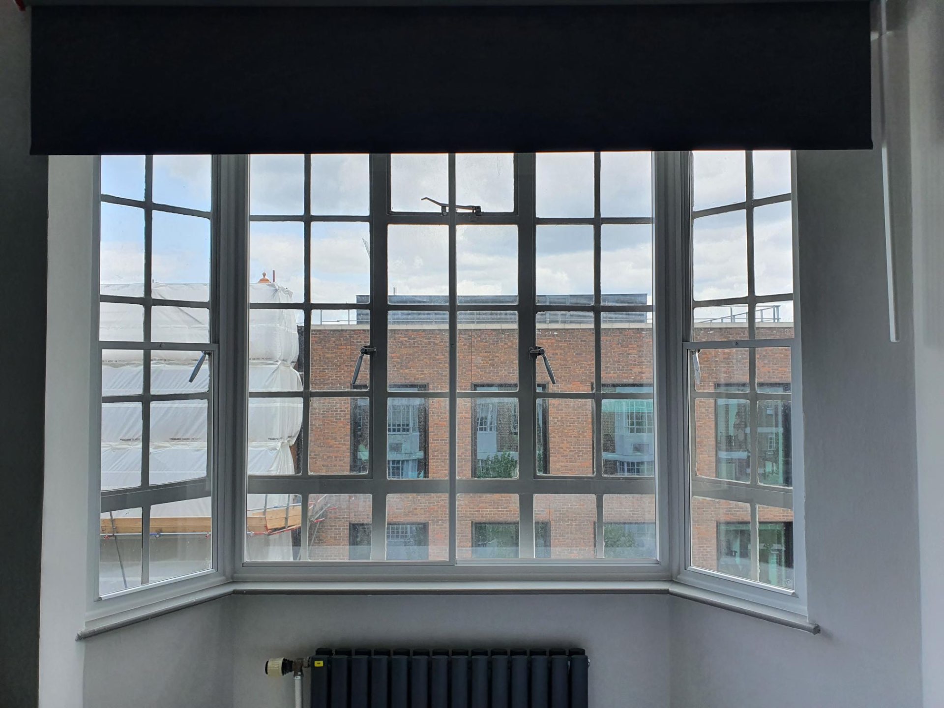 Professional bay window secondary glazing installation