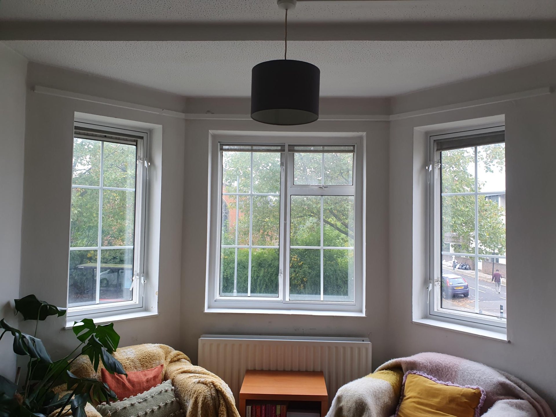Bay window with secondary glazing benefits