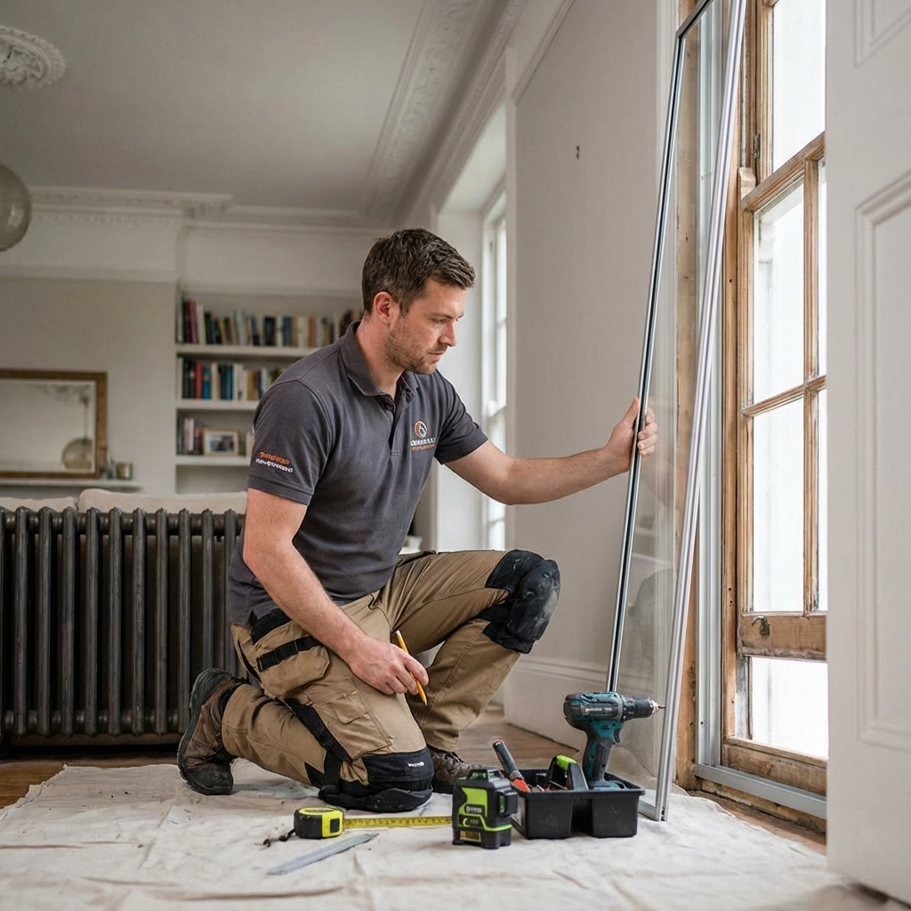Professional secondary glazing installation process for sash windows