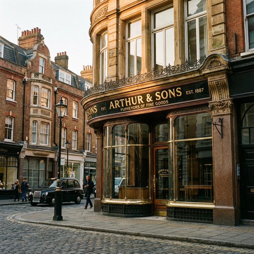 Heritage London shopfront with secondary glazing