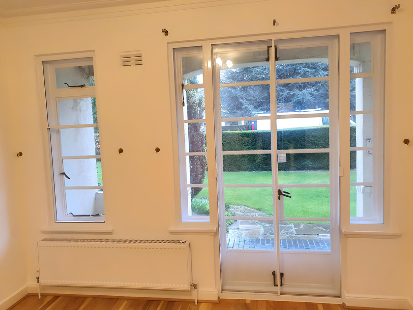 Listed building approved secondary glazing solution maintaining heritage character