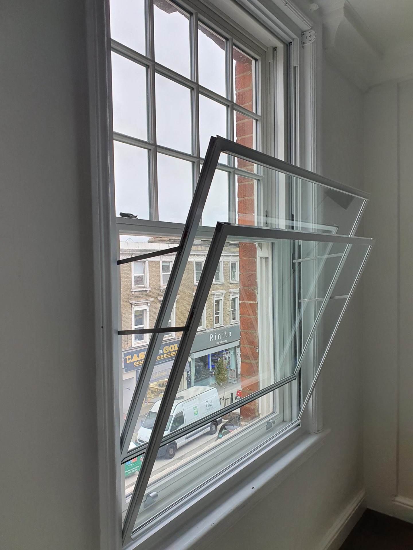 150mm cavity secondary glazing demonstration