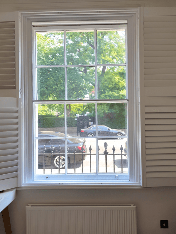 100mm cavity secondary glazing installation